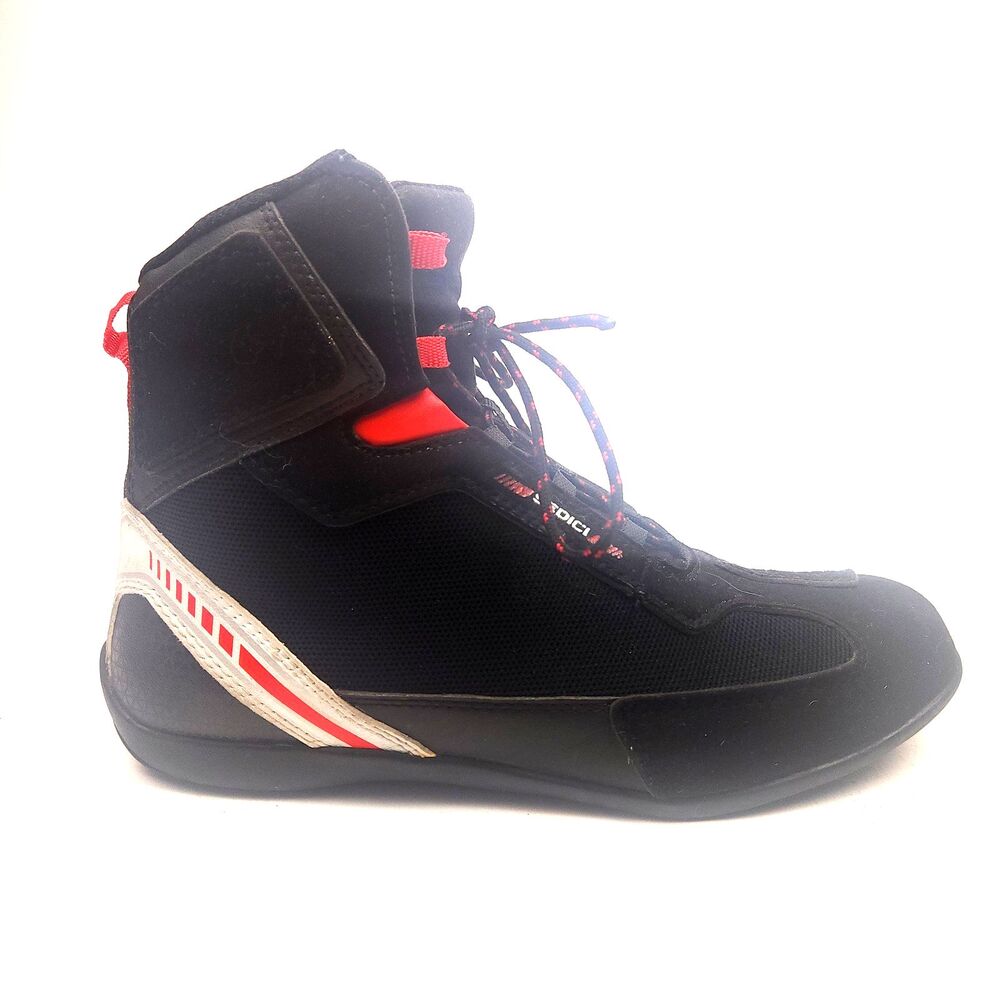 Sedici Sportiva Motorcycle Riding Shoes Boots Lace Up Men's Size 12 US / 45 EU
